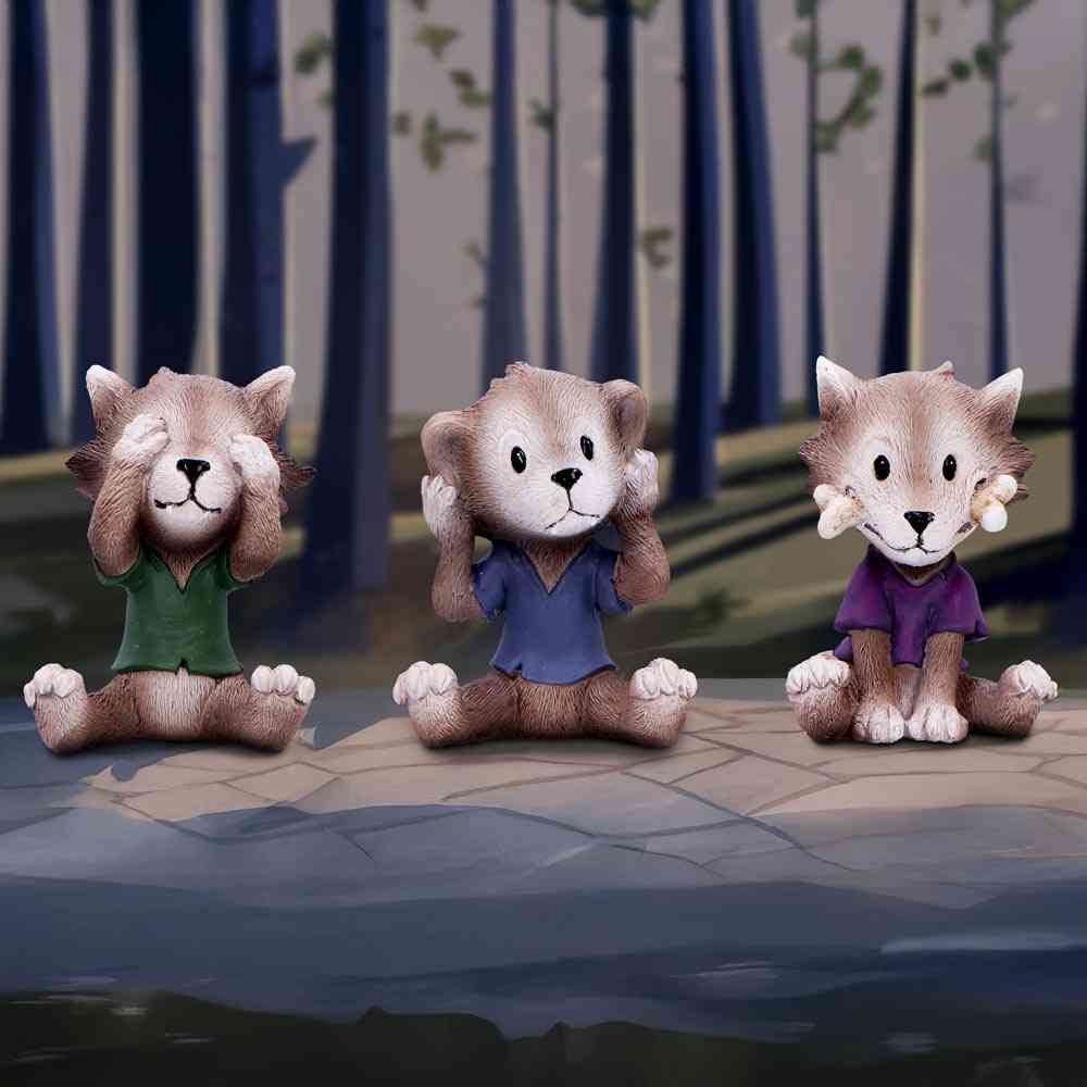 Nemesis Now - Three Wise Werewolves Dekorative Figuren - Mehrfarben